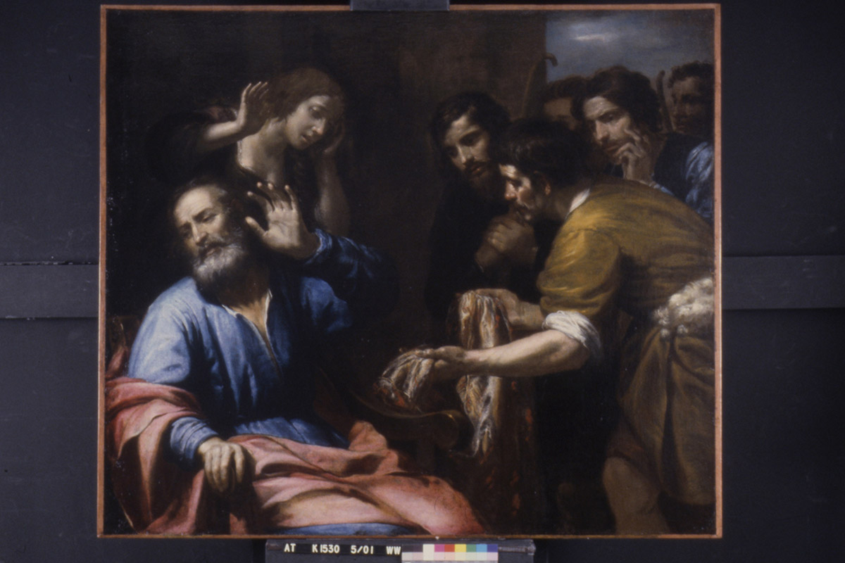 Joseph's Coat Brought to Jacob | Kress Paintings Conservation